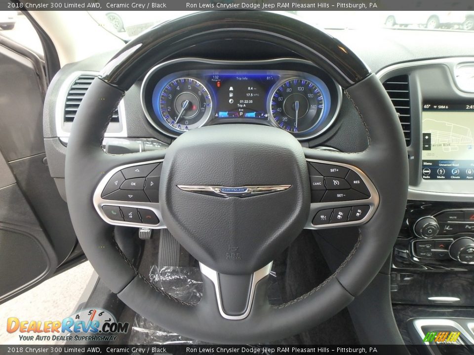 2018 Chrysler 300 Limited AWD Ceramic Grey / Black Photo #20