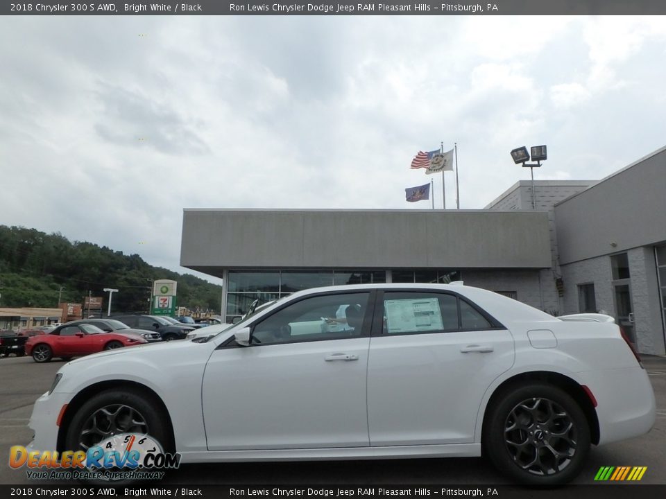 2018 Chrysler 300 S AWD Bright White / Black Photo #2
