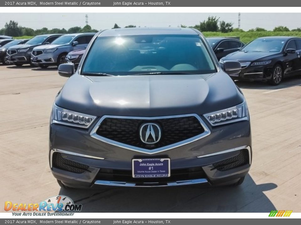 2017 Acura MDX Modern Steel Metallic / Graystone Photo #2