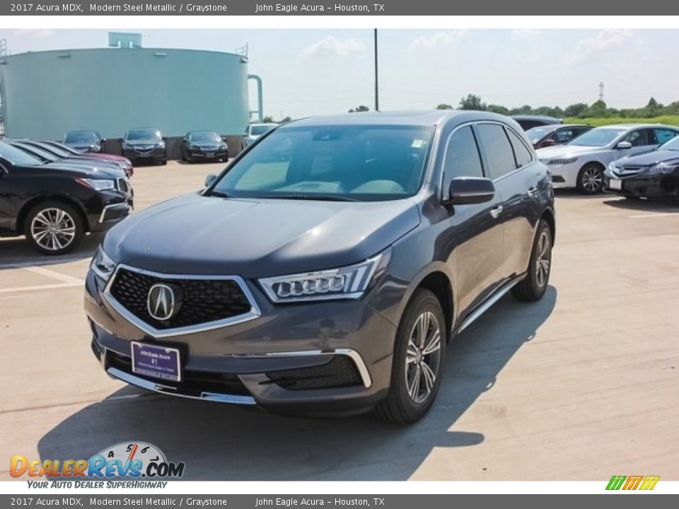 2017 Acura MDX Modern Steel Metallic / Graystone Photo #3
