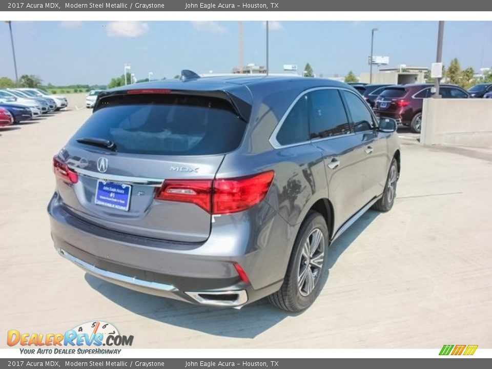 2017 Acura MDX Modern Steel Metallic / Graystone Photo #7