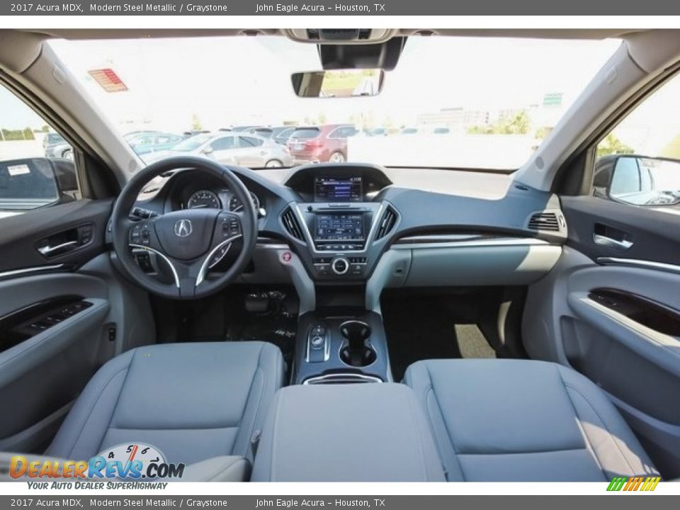 2017 Acura MDX Modern Steel Metallic / Graystone Photo #9