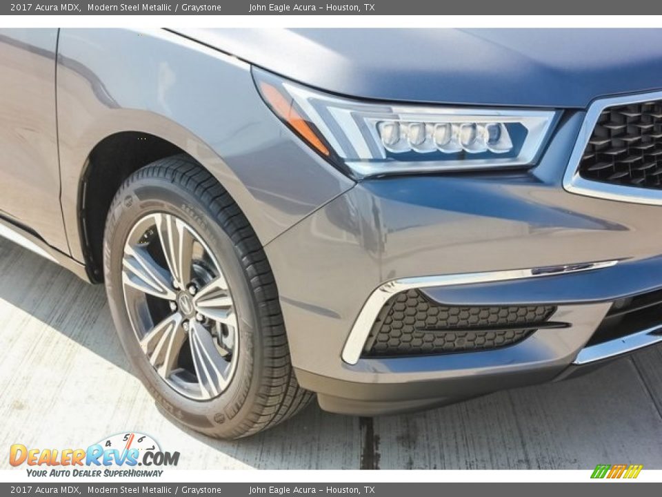 2017 Acura MDX Modern Steel Metallic / Graystone Photo #10