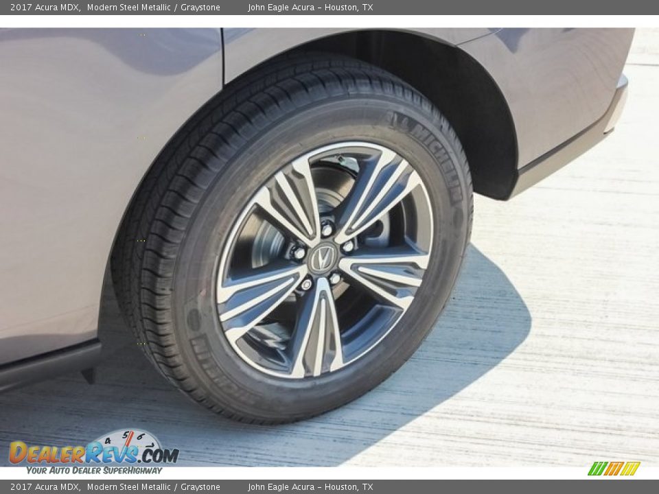2017 Acura MDX Modern Steel Metallic / Graystone Photo #13