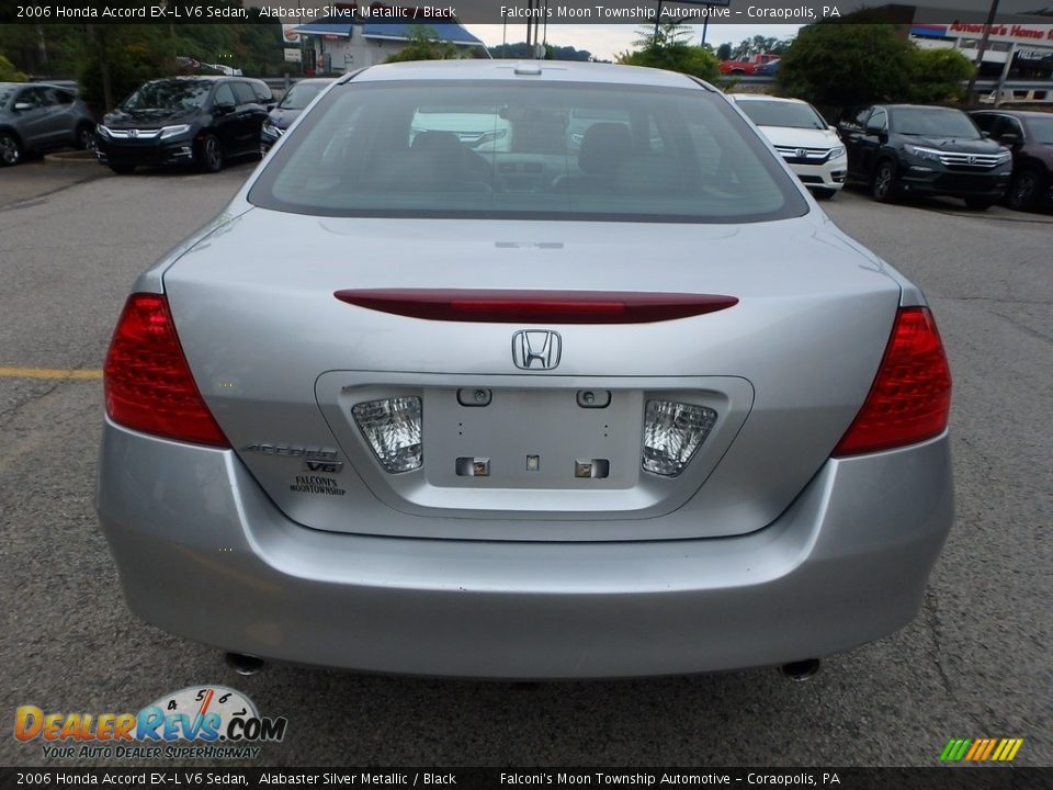 2006 Honda Accord EX-L V6 Sedan Alabaster Silver Metallic / Black Photo #4