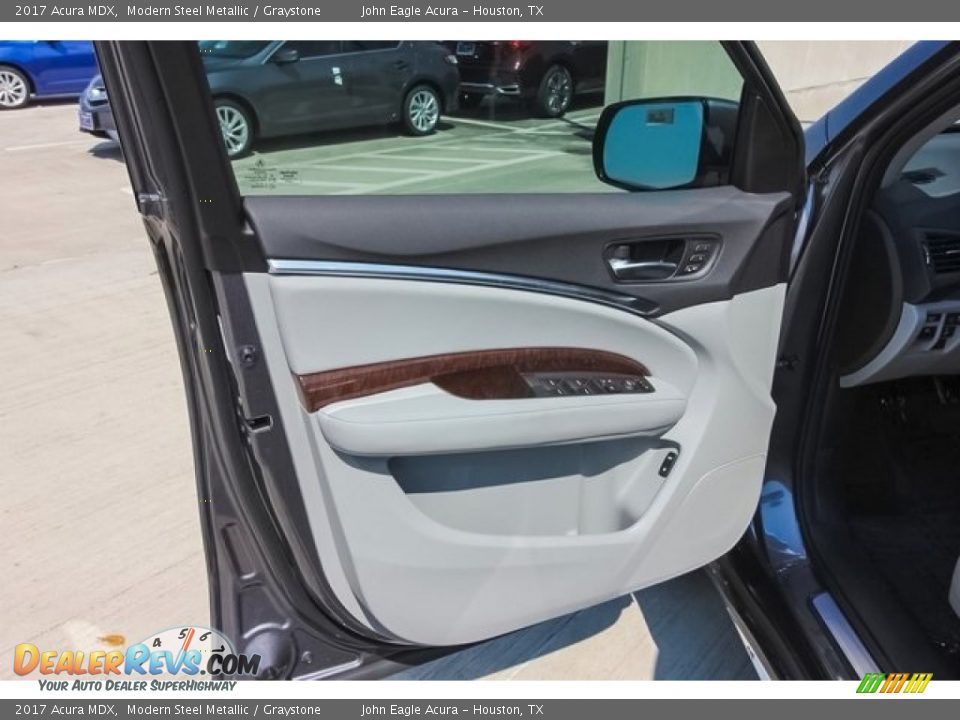 2017 Acura MDX Modern Steel Metallic / Graystone Photo #19