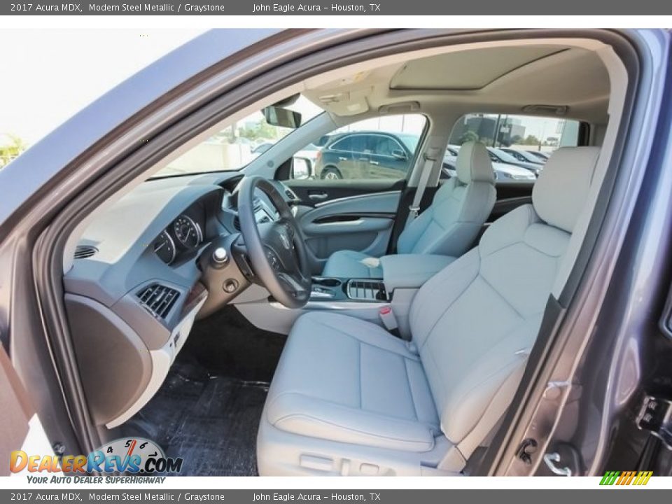 2017 Acura MDX Modern Steel Metallic / Graystone Photo #20