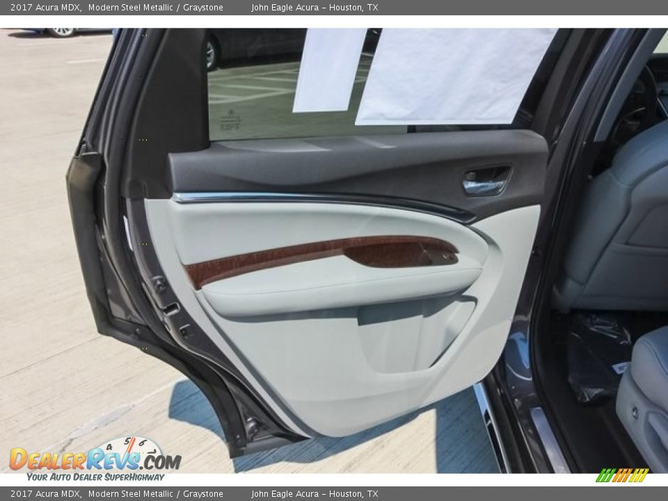 2017 Acura MDX Modern Steel Metallic / Graystone Photo #21