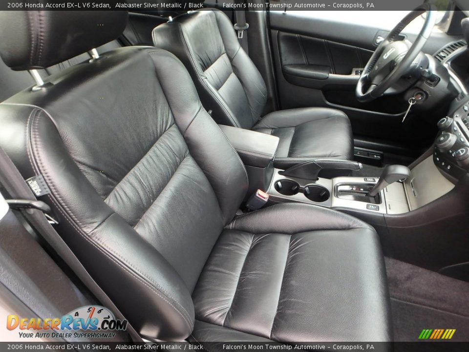2006 Honda Accord EX-L V6 Sedan Alabaster Silver Metallic / Black Photo #10