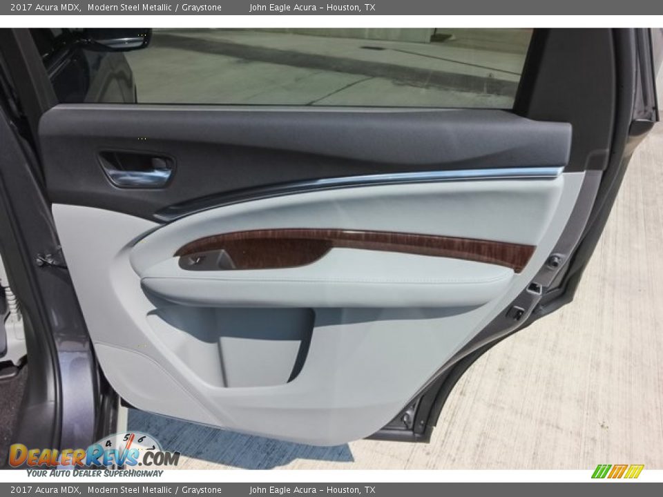 2017 Acura MDX Modern Steel Metallic / Graystone Photo #26