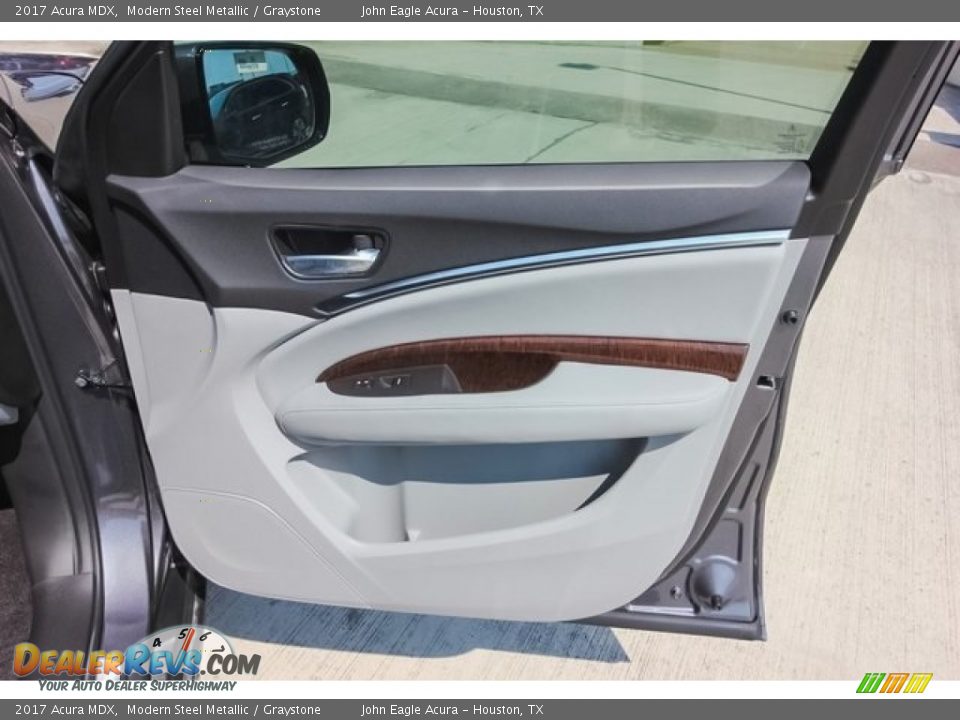 2017 Acura MDX Modern Steel Metallic / Graystone Photo #28