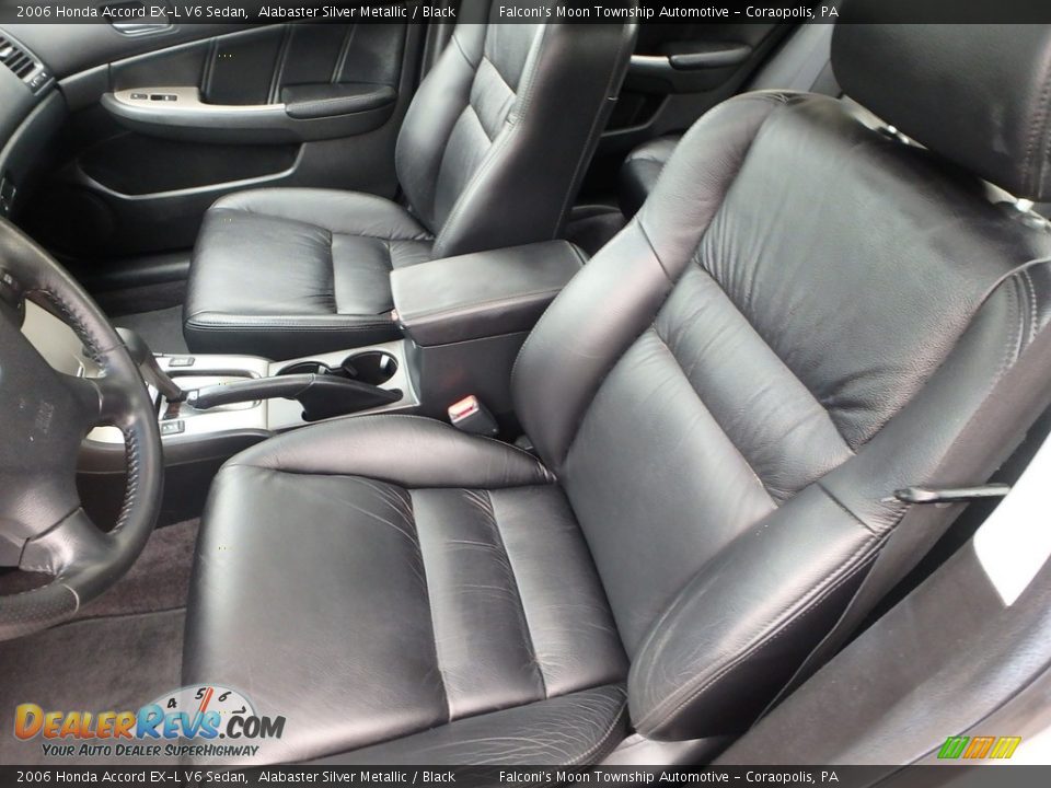 2006 Honda Accord EX-L V6 Sedan Alabaster Silver Metallic / Black Photo #15