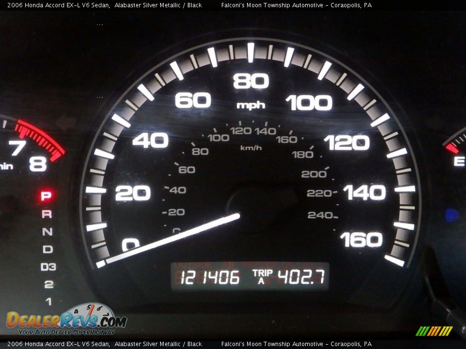 2006 Honda Accord EX-L V6 Sedan Alabaster Silver Metallic / Black Photo #25