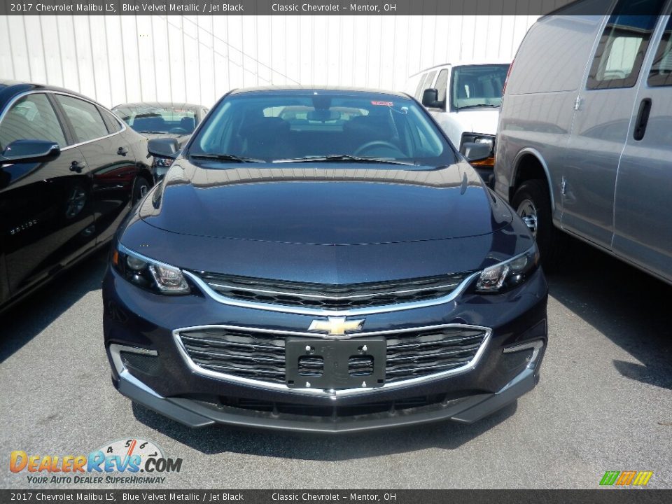 2017 Chevrolet Malibu LS Blue Velvet Metallic / Jet Black Photo #2