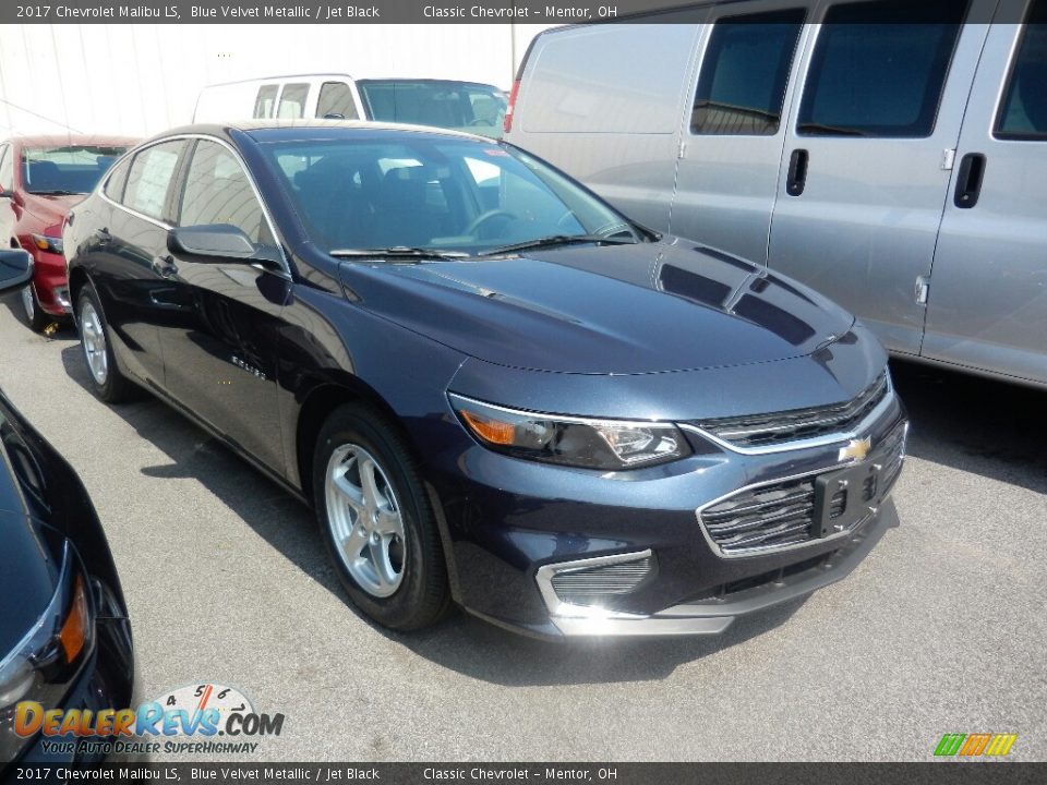 2017 Chevrolet Malibu LS Blue Velvet Metallic / Jet Black Photo #3