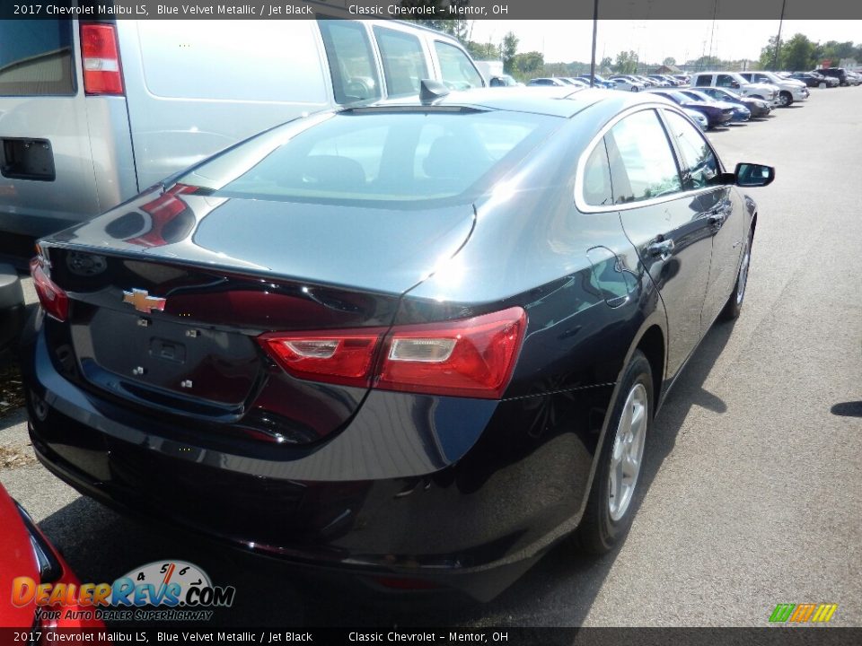 2017 Chevrolet Malibu LS Blue Velvet Metallic / Jet Black Photo #5