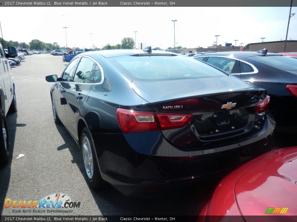 2017 Chevrolet Malibu LS Blue Velvet Metallic / Jet Black Photo #6