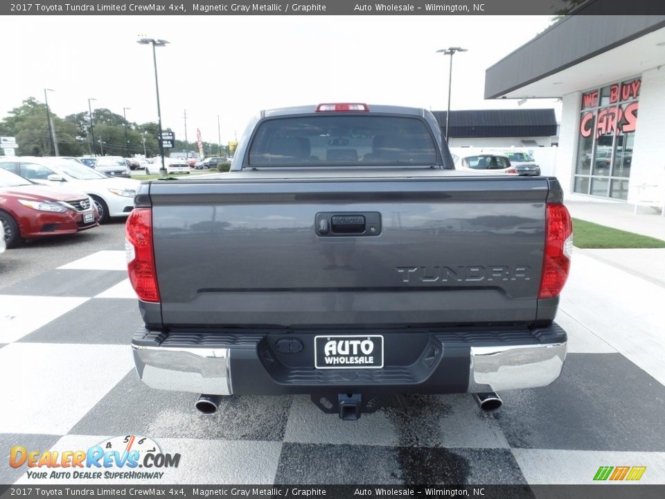 2017 Toyota Tundra Limited CrewMax 4x4 Magnetic Gray Metallic / Graphite Photo #4