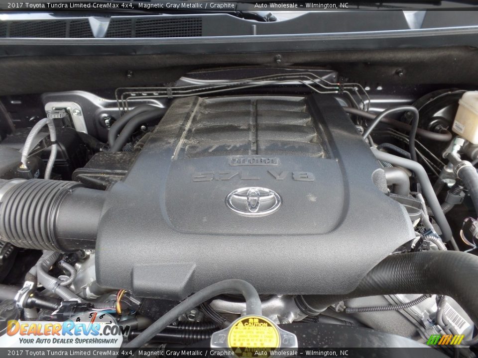 2017 Toyota Tundra Limited CrewMax 4x4 Magnetic Gray Metallic / Graphite Photo #6