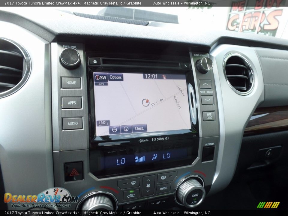 2017 Toyota Tundra Limited CrewMax 4x4 Magnetic Gray Metallic / Graphite Photo #17