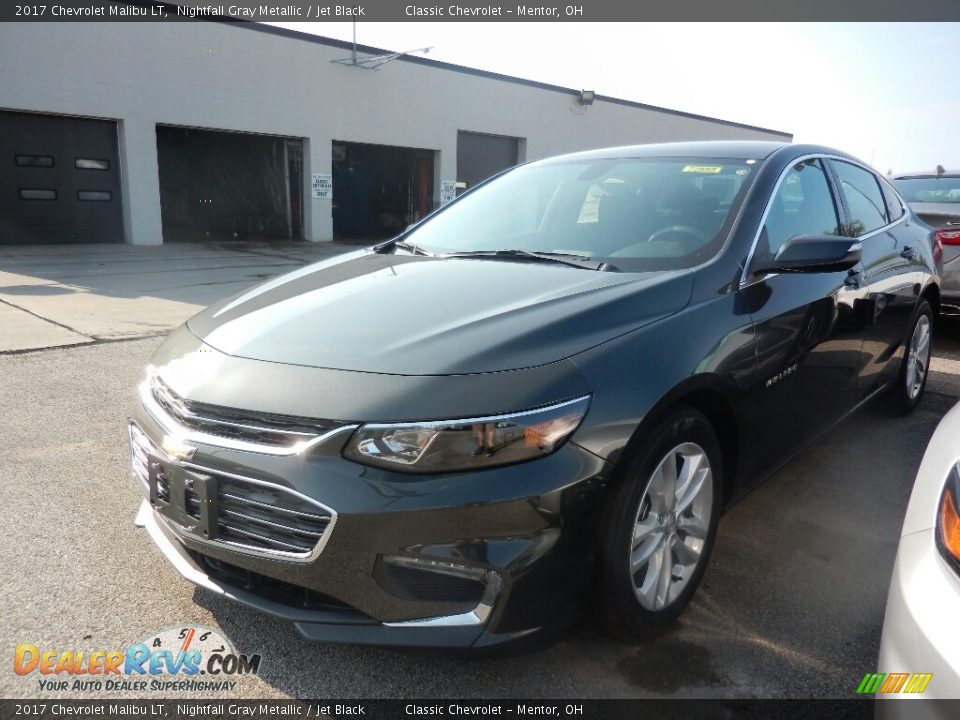 2017 Chevrolet Malibu LT Nightfall Gray Metallic / Jet Black Photo #1
