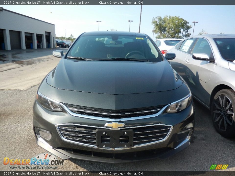 2017 Chevrolet Malibu LT Nightfall Gray Metallic / Jet Black Photo #2