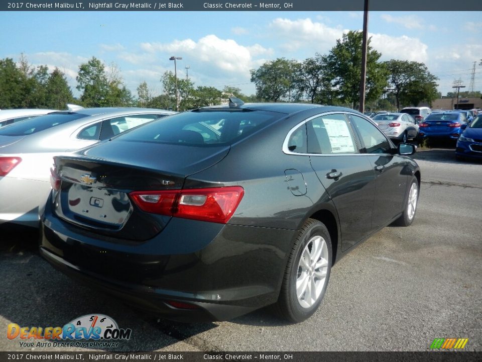 2017 Chevrolet Malibu LT Nightfall Gray Metallic / Jet Black Photo #5
