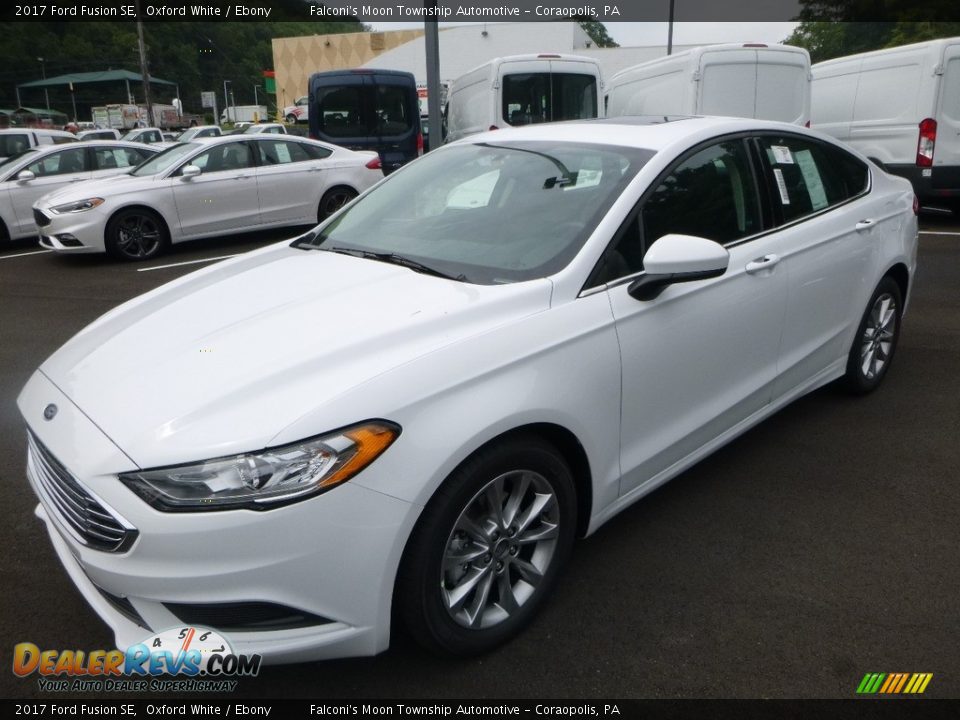 2017 Ford Fusion SE Oxford White / Ebony Photo #5