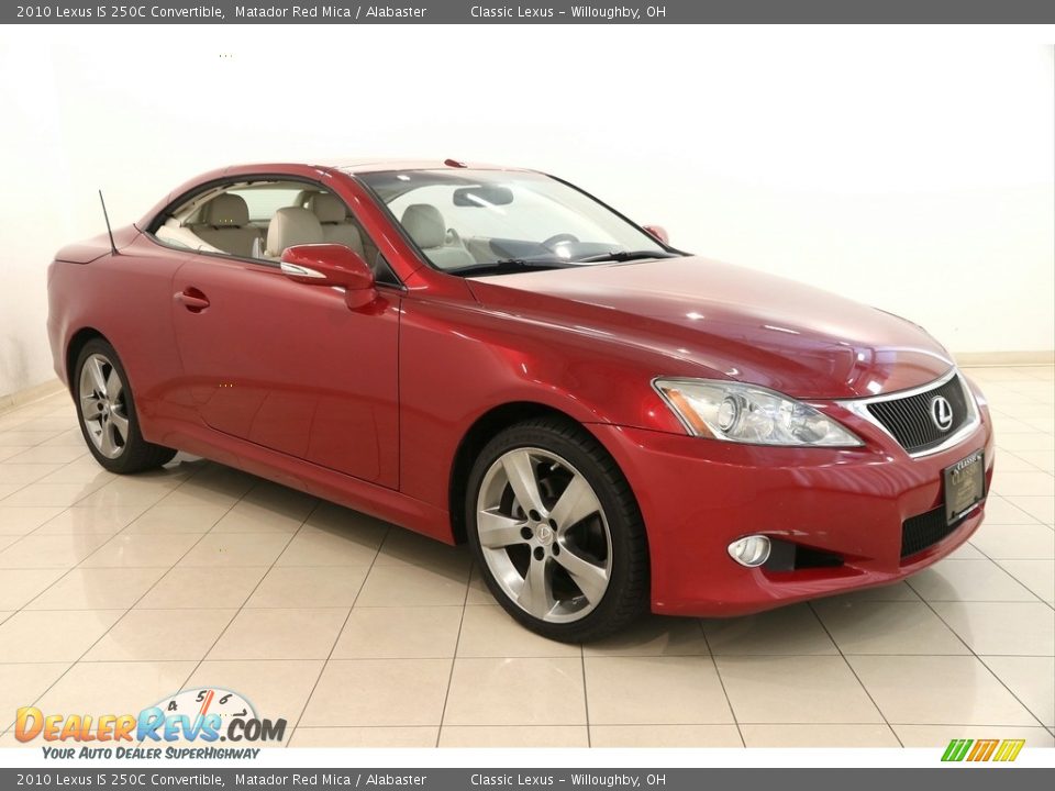 2010 Lexus IS 250C Convertible Matador Red Mica / Alabaster Photo #2