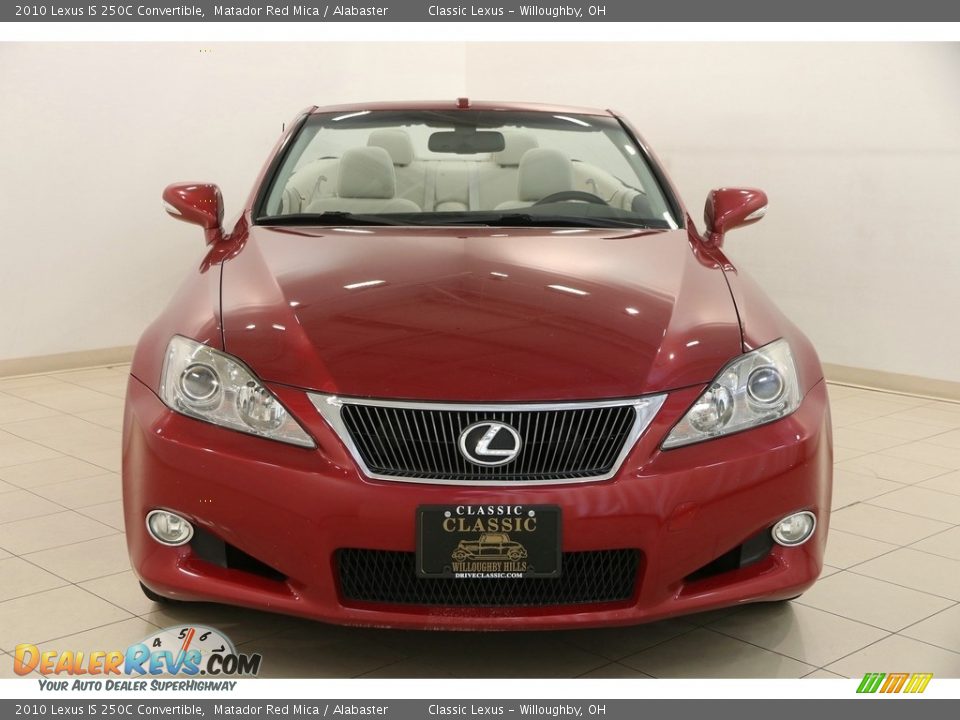 2010 Lexus IS 250C Convertible Matador Red Mica / Alabaster Photo #3