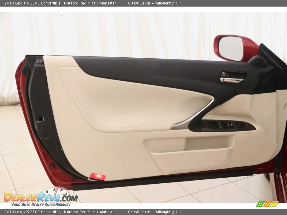 2010 Lexus IS 250C Convertible Matador Red Mica / Alabaster Photo #5