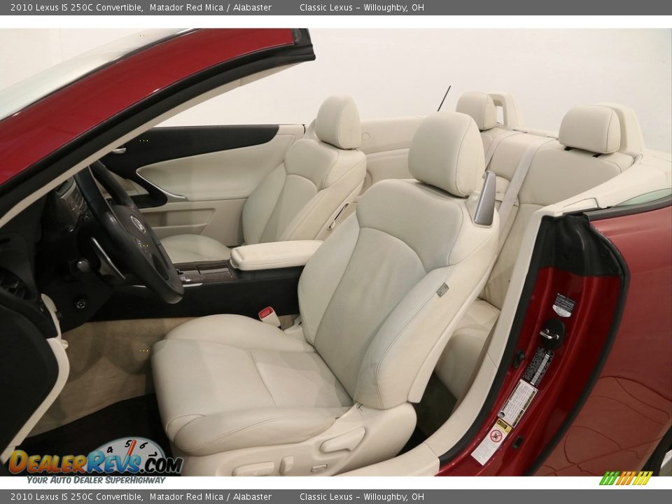 2010 Lexus IS 250C Convertible Matador Red Mica / Alabaster Photo #6