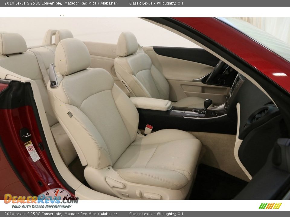 2010 Lexus IS 250C Convertible Matador Red Mica / Alabaster Photo #15