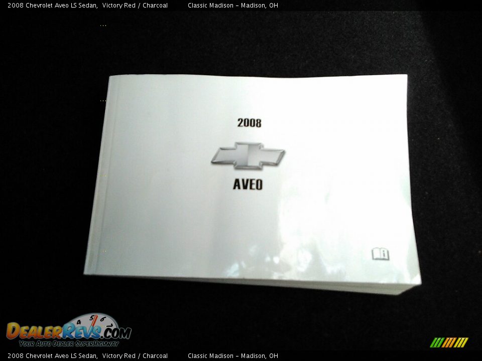2008 Chevrolet Aveo LS Sedan Victory Red / Charcoal Photo #22