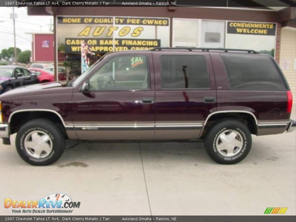 1997 Chevrolet Tahoe LT 4x4 Dark Cherry Metallic / Tan Photo #1