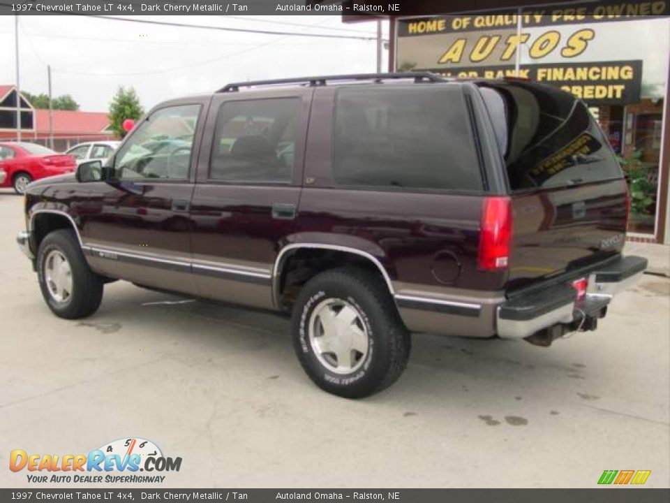 1997 Chevrolet Tahoe LT 4x4 Dark Cherry Metallic / Tan Photo #11