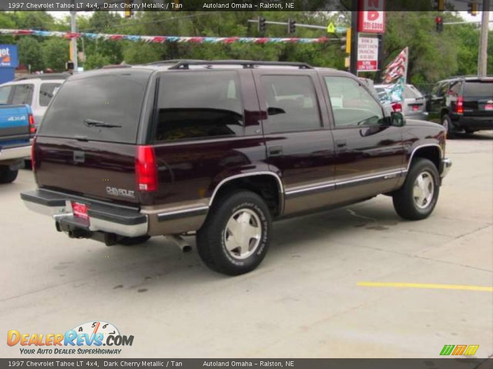 1997 Chevrolet Tahoe LT 4x4 Dark Cherry Metallic / Tan Photo #14