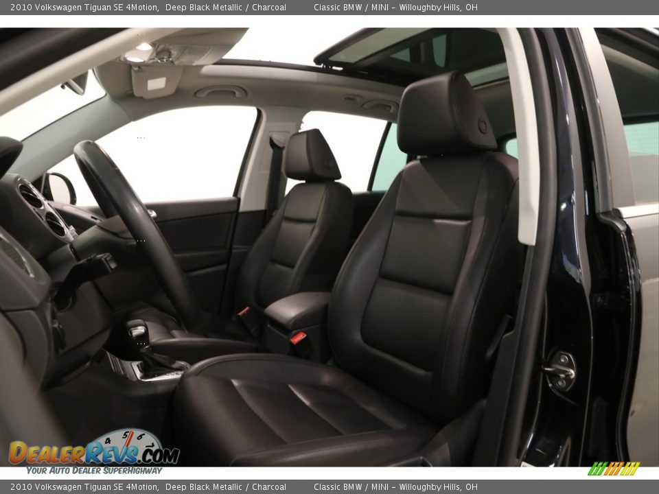2010 Volkswagen Tiguan SE 4Motion Deep Black Metallic / Charcoal Photo #5