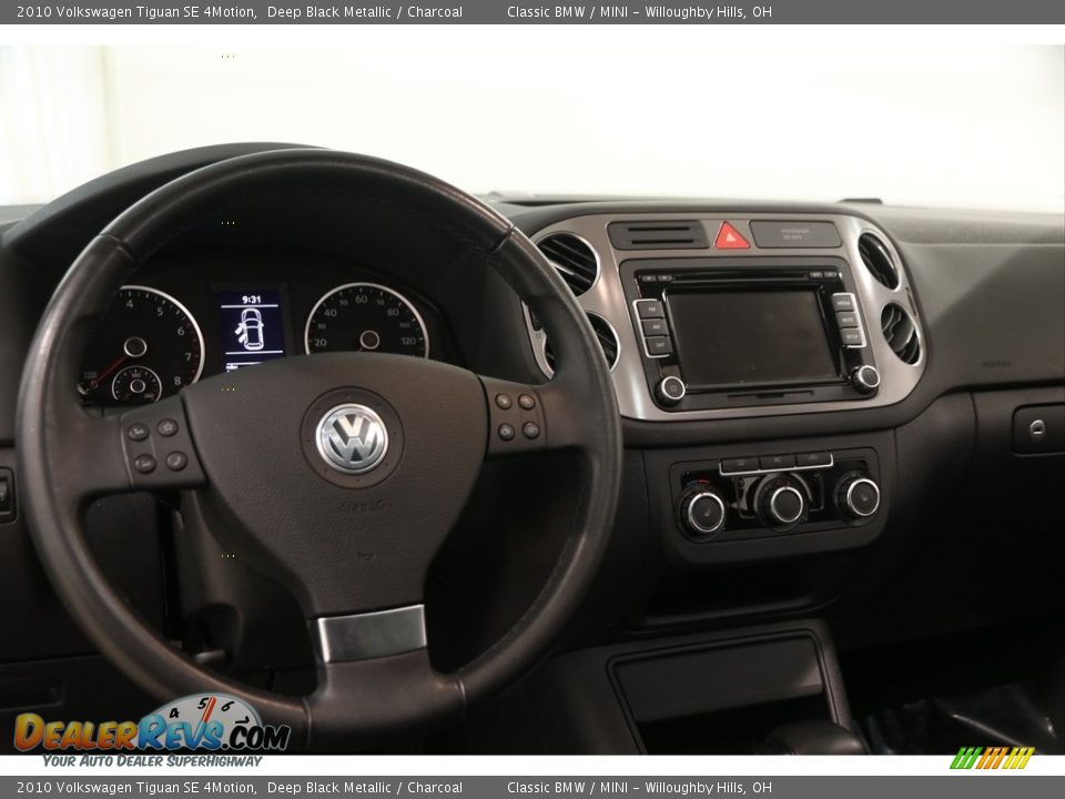 2010 Volkswagen Tiguan SE 4Motion Deep Black Metallic / Charcoal Photo #6