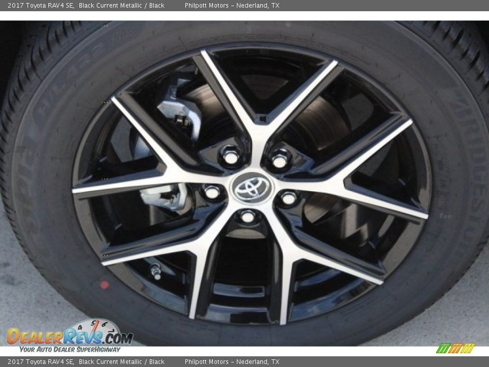 2017 Toyota RAV4 SE Black Current Metallic / Black Photo #5