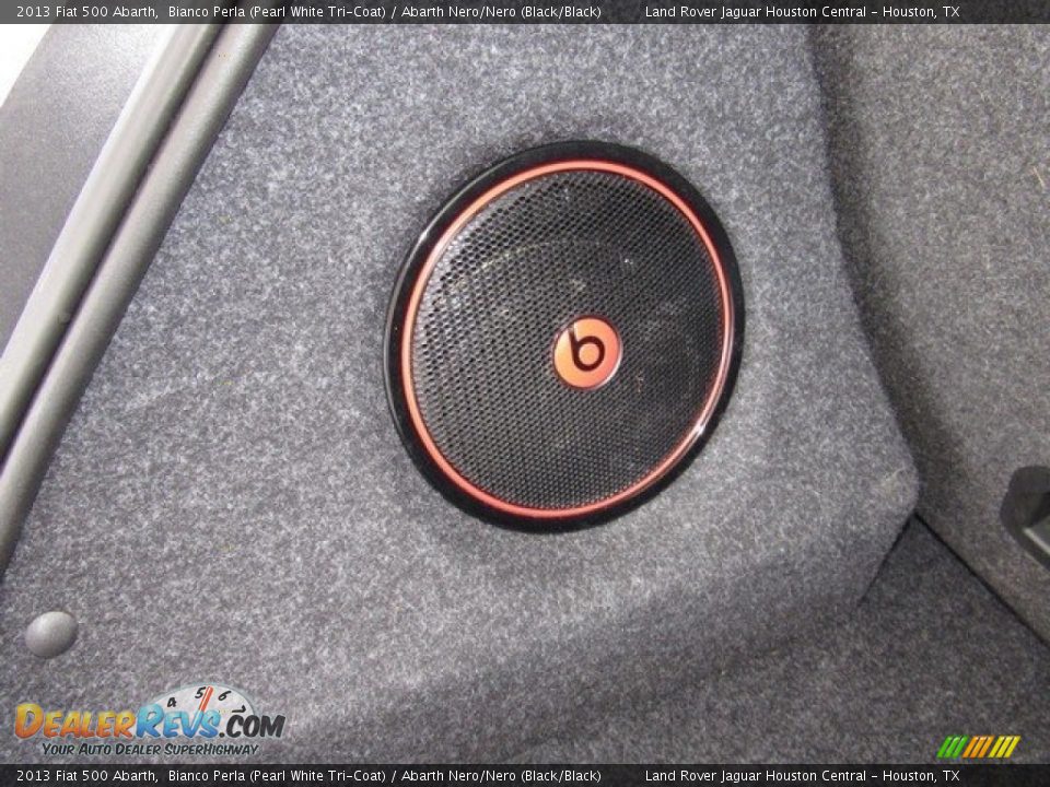 2013 Fiat 500 Abarth Bianco Perla (Pearl White Tri-Coat) / Abarth Nero/Nero (Black/Black) Photo #19