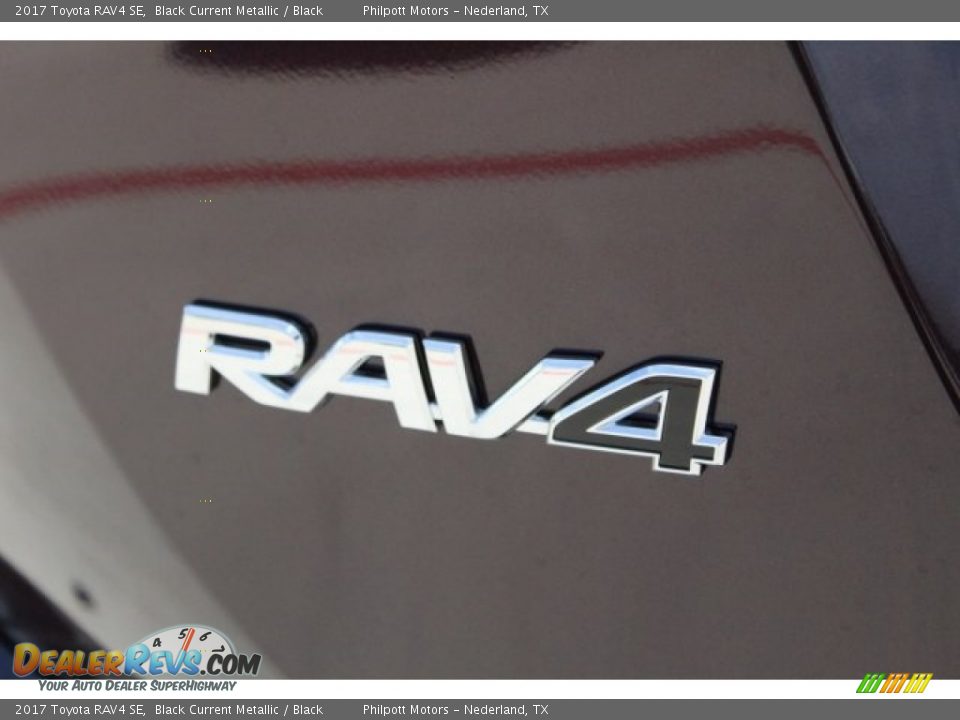 2017 Toyota RAV4 SE Black Current Metallic / Black Photo #8