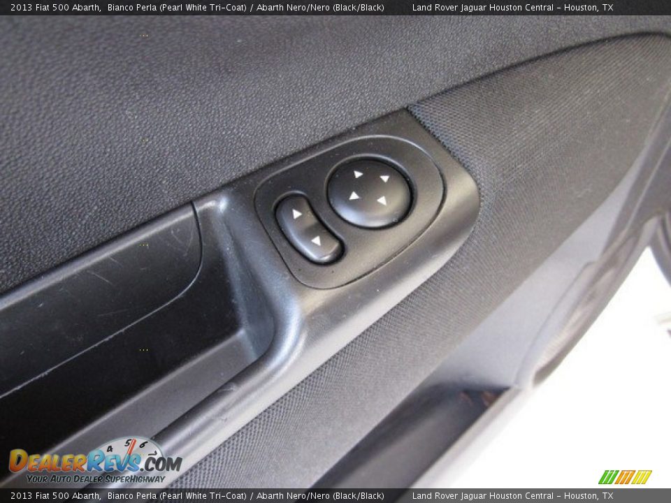 2013 Fiat 500 Abarth Bianco Perla (Pearl White Tri-Coat) / Abarth Nero/Nero (Black/Black) Photo #21