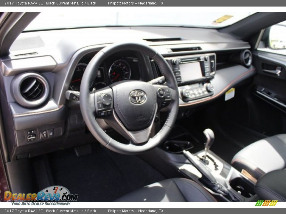 2017 Toyota RAV4 SE Black Current Metallic / Black Photo #11