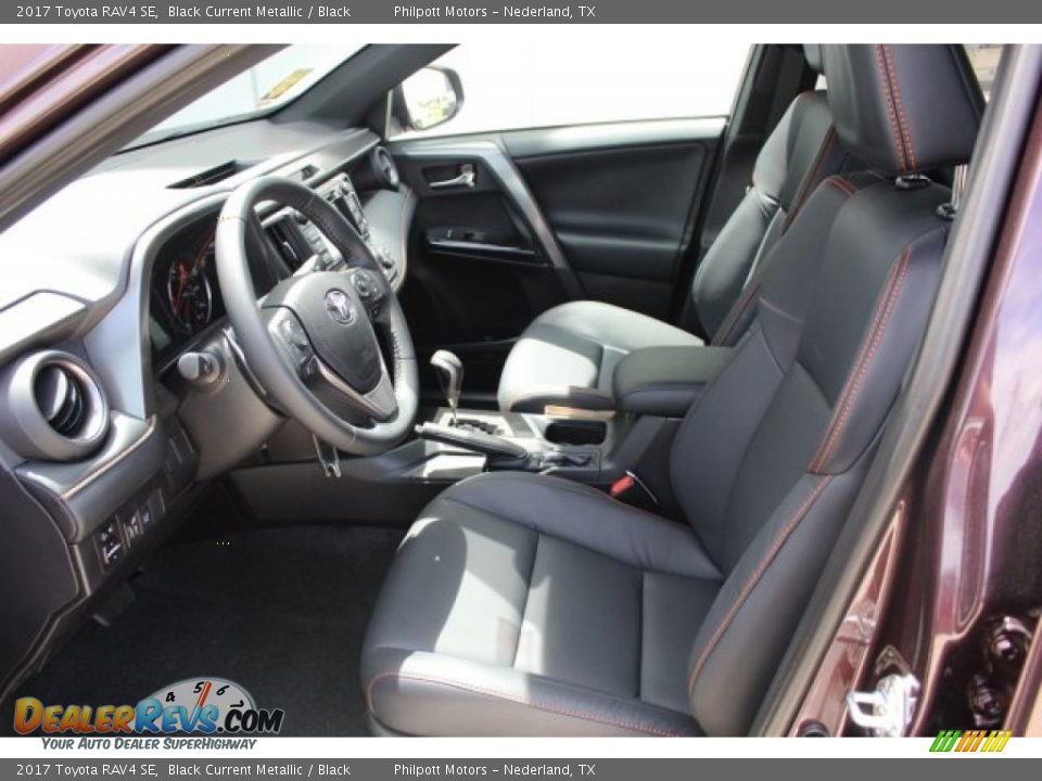 2017 Toyota RAV4 SE Black Current Metallic / Black Photo #12
