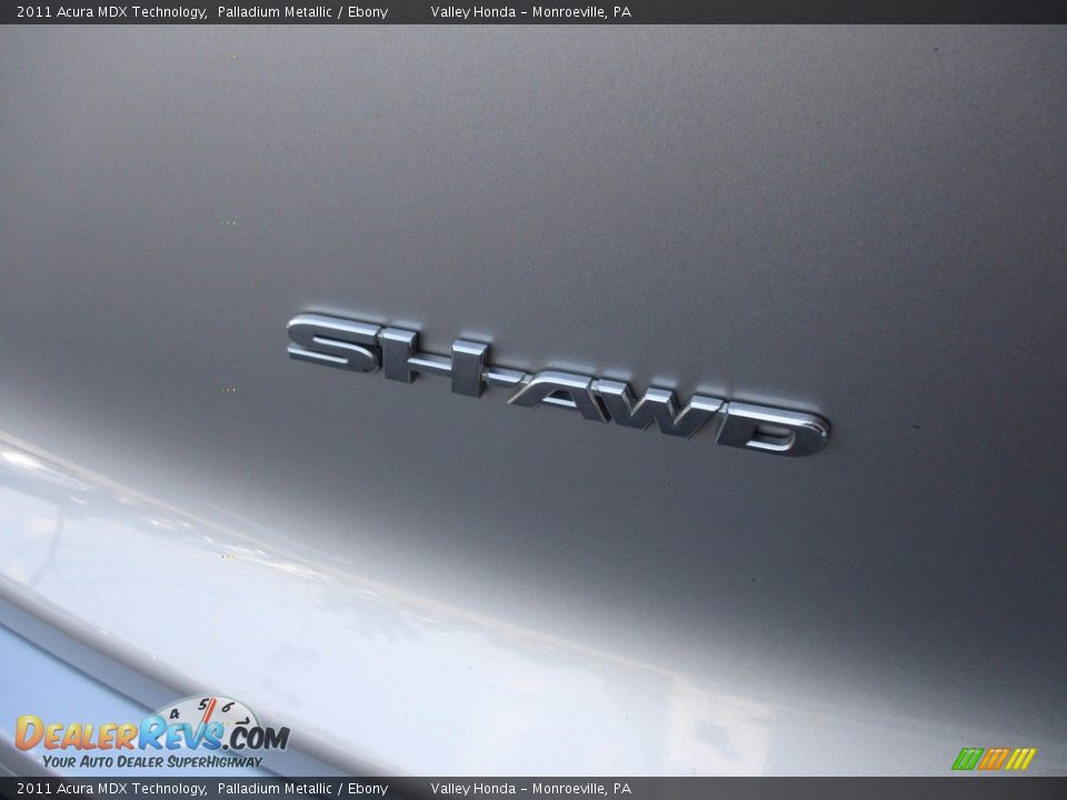 2011 Acura MDX Technology Palladium Metallic / Ebony Photo #6
