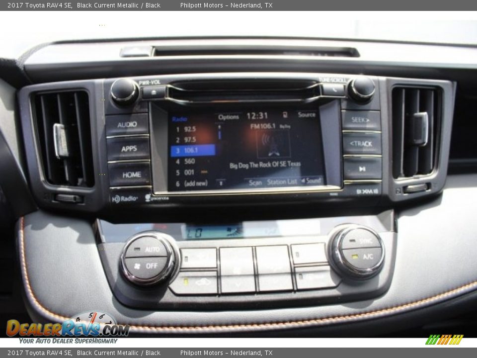 2017 Toyota RAV4 SE Black Current Metallic / Black Photo #15