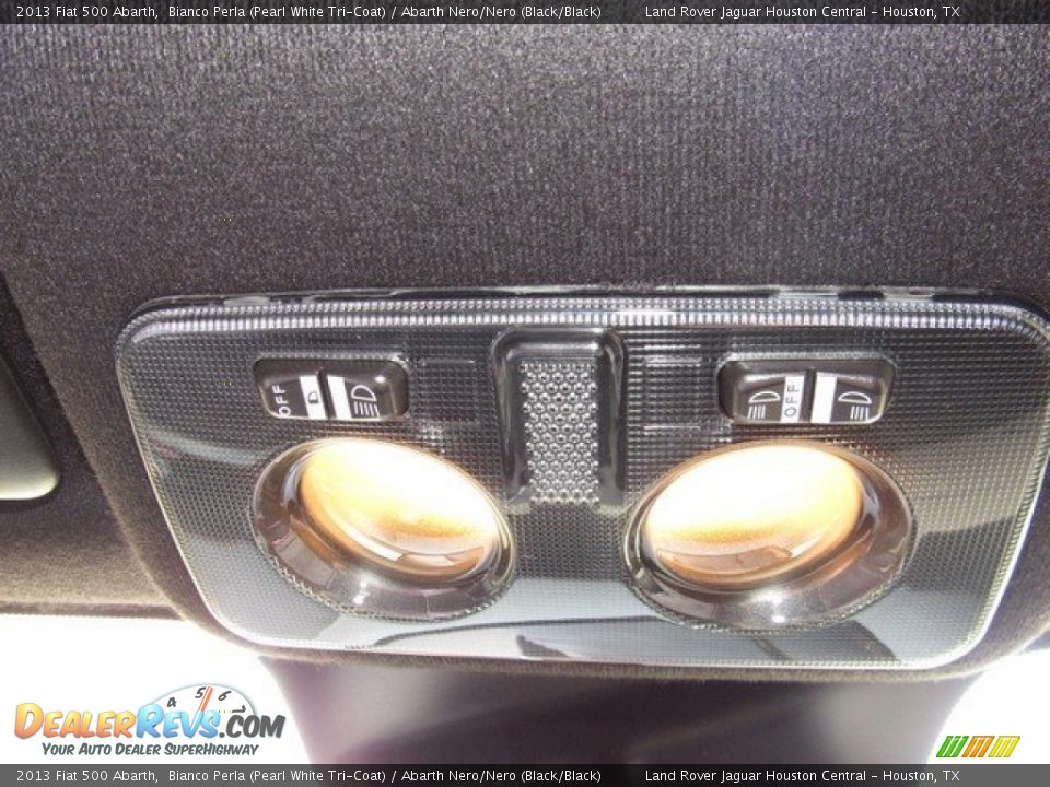 2013 Fiat 500 Abarth Bianco Perla (Pearl White Tri-Coat) / Abarth Nero/Nero (Black/Black) Photo #30