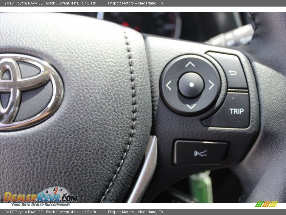 2017 Toyota RAV4 SE Black Current Metallic / Black Photo #19
