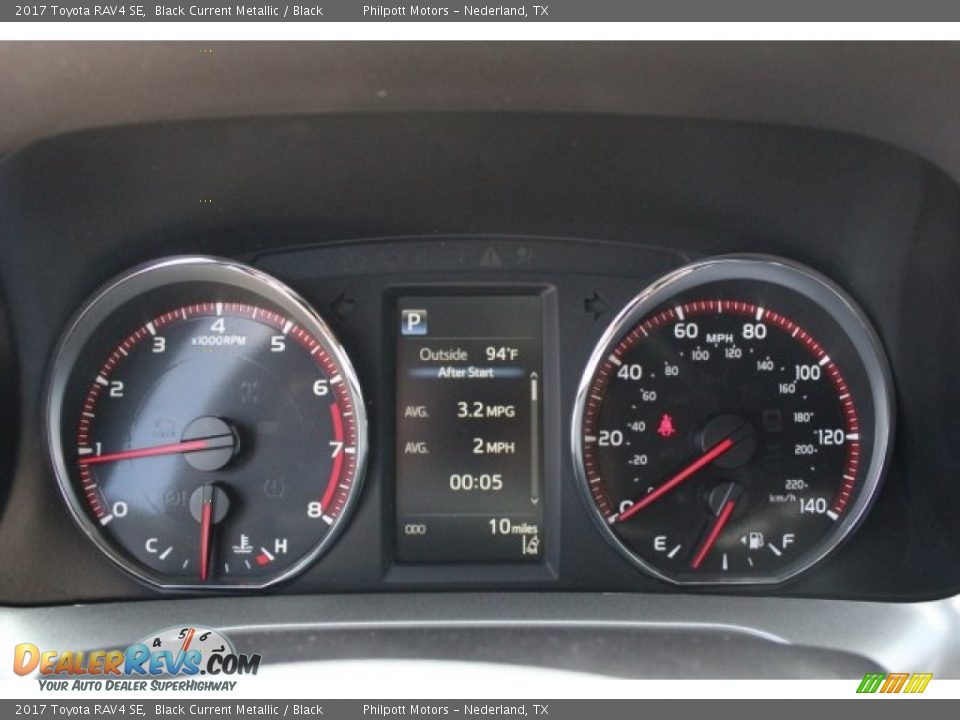 2017 Toyota RAV4 SE Black Current Metallic / Black Photo #20